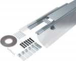 flush floor trunking with foil nw 150 for sealing tape levelling range 65-110mm BKFD150065 | 4012002237052