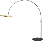 ONE BOW FL, Free-standing lamp black/brass 20W 1200/1200lm 2700/3000K CRI90 140&deg; 1006350 | 4024163265560