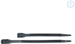 Cable ties, double locking, 9x360mm, black, 100pcs. 262704 | 4011923145422