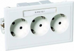 CYB-PS 3 set socket outlet, white, Master 5940110 | 7315885940116