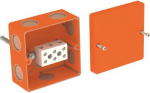 Fire resistence оunction box KSK 100 101x101x62mm E90 IP66 with terminals 3x1,5-10mm&sup2; KSK 100_PO10J | 8595568927620