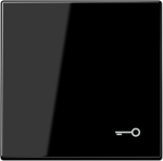 1-gang rocker with "door" symbol , black, LS LS990TSW | 4011377019157