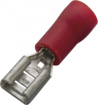 Socket sleeve, insulated 0.5-1/2.8x0.8, red, 100 pieces 260382 | 4011923089238