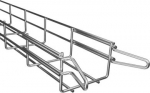 Mesh cable tray with integrated connection, 60x100x3000mm DZI 60X100_VF | 8595568939807