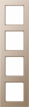 4-gang frame, champagne, A-Creation AC584CH | 4011377094796