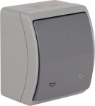 VW-156-58 Koala Łącznik światło podświetlany n/t IP44 popiel/grafit 61.360 | 5901769015869