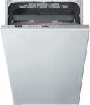Whirlpool Dishwasher | WSIO 3T223 PCE X | Built-in | Width 45 cm | Number of place settings 10 | Number of programs 7 | Energy efficiency class E | Display | Inox WSIO 3T223 PCE X | 8003437232985