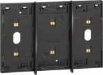 Electrified frame for the installation of up to 3 digital controls - Black. BT-KG8103 | 8005543643808