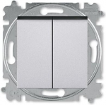 Push-switch, 2 gang 1 way 2CHH598745A6070 | 8592624109648