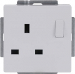 1gang With screw-type terminals. SP switched Without claws. Only for mounting in flush-mounted wallboxes 2CKA002190A0215 | 4011395122471
