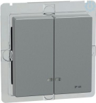 Schneider Electric Merten System M rocker with indicator MEG3424-0460 is in color aluminium for double switch or button. This rocker with indicator belongs to M-Arc, M-Elegance, M-Plan, M-Plan glass, M-Smart, M-Star, System M aesthetic group. Its fix ...