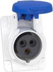 Socket, Mureva PK, panel-mounted, angled, 16A, 2P+E, 220V, IP44 PKF16F423 | 3303432033408
