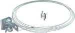 Piekares stieple ar fiksācijas skavu 1x10000mm, St, G 1450624 | 4012197009649