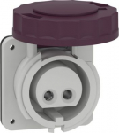 PratiKa industrial socket, 16A, 2p, 20...25 V AC, IP67. range of product: PratiKa - product or component type: socket - device short name: PratiKa socket - plug, socket category: extra-low voltage - poles description: 2P - network type: AC - outlet s ...