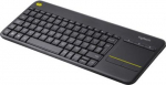NL K400 Plus Wireless keyboard, USB ports, Black 920-007145 | 5099206059429
