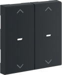 Rocker 2g, arrows, for Push-button-module, for Frontplate 55, hfr, graphitblack GW2AC9011 | 4012740983723