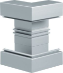 External corner of base profile for BRA 68x210mm lid 120mm of alu natur anodized BRA652103BELN | 4012740841993