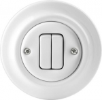 Push button switch 2-way,screwless 2CHK598734C4300 | 8592624040040