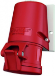 Wall mounted recept., 16A4p6h400V, IP44 27002 | 4015394287667