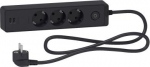 Extension 3 sockets 1.5m with 2xUSB black ST943U1B | 3606489494025