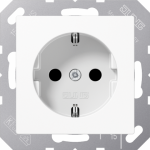 Socket outlet 16 A/250 V IP20 , white A1520KIWW | 4011377057593