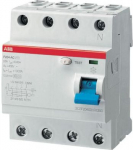 4P 100A A 30mA Residual Current Circuit Breaker (RCCB) F204 A-100/0.03-L 2CSF204123R1900 | 7612271409609
