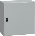 Spacial S3D plain door with mount.plate. H500xW500xD250 IP66 IK10 RAL7035.. range of product: Spacial S3D - device application: multi-purpose - product or component type: compact enclosure - enclosure nominal height: 500 mm - enclosure nominal width: ...