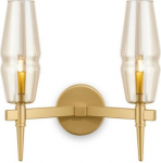 Chandelier 2 X G9 (28W) Matt gold H002WL-02G | 4251110044507