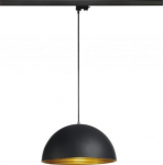 FORCHINI M Kupols, 40cm apaļ&scaron; melns / zelts, Gaismeklis  melns ar 3P.-Adapteri, Metall 153130 | 4024163137966