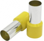 Insulated end sleeve 70mm2/25mm, yellow, 50 pcs ES070025YL | 4752255026644