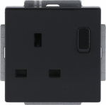 1gang With screw-type terminals. SP switched Without claws. Only for mounting in flush-mounted wallboxes 2CKA002190A0216 | 4011395122488