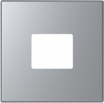 Color: Silver.   Cover plate with fan coil control symbols for free@home room temperature controler code: RTC-F-1 and RTC-F-1-WL.   Cover plate with fan coil control symbols for KNX room temperature controler code: 6108/18-500. 2CLA855420A1301 | 8427 ...