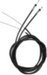 Mechanical interlocking, MasterPact MTZ, 1 set of 2 interlocking cables, 2.5m, spare part LV833209SP | 3606481173218