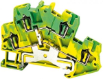 Linergy earth terminal block, 2,5mm2 double-level 1x1 spring, green-yellow. range: Linergy - product name: TR - product or component type: terminal block - device short name: TRR - terminal block type: protective earth - mounting mode: clip-on - nomi ...