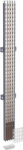 Busbar, Linergy BW, 3P, 630A, insulated busbar, vertical, L1000mm LVS04114 | 3606481870117