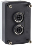 Dark grey station, white flush/black flush pushbuttons &Oslash;22 spring return. range of product: Harmony XALD - product or component type: complete control station - device short name: XALD - product destination: for XB5 &Oslash; 22 mm control and signalling uni ...