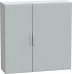 Floor standing polyester enclosure, Thalassa PLA, plain door, completely sealed, 1250x1250x420mm, IP NSYPLA12124G | 3606480774577