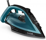 TEFAL | FV6832E0 | Steam Iron | 2800 W | Water tank capacity 270 ml | Continuous steam 50 g/min | Steam boost performance 260 g/min | Black/Blue FV6832E0 | 3121040077160