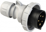 CEE Industrial plug 5x32A (3P+N+PE) 5h IP67 SHARK black/grey 0252-5 | 9003399598227