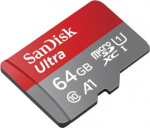 Memory card MICRO SDHC 64GB UHS-I, red/grey SDSQUAB-064G-GN6IA | 619659200039