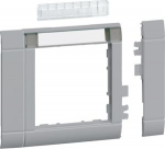 Frontplate modular, CP 55, Lid 80, hfr, Labeling Field, alu GR0802ALAN | 4012740982245