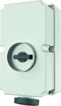 125A4P 6H400V wall mounted receptacle DUO IP 67  with frame terminal and X-Contact 5691A | 4015394029250