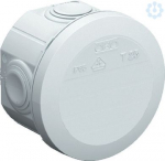 T 25 Junction box with entries &Oslash;80x51 PP Light grey 2007029 | 4012195246770