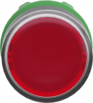 Red flush illuminated pushbutton head &Oslash;22 spring return for integral LED ZB5AW343 | 3389110909968