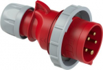 CEE Industrial Plug 5x32A (3P+N+PE) IP67 SHARK red 0252-6 | 9003399130915