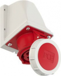 Wall socket outlet 5x16A (3P+N+PE) 6h IP67 red 1152-6p | 9003399143847