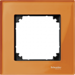 Single frame, orange glass SysM M-Elegance glass MTN404102 | 3606485111391