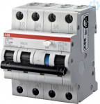 3P+N 16A B 30mA A type Residual Current Breaker with Overload protection (RCBO) DS203NC-B16/0.30 2CSR256140R1165 | 8012542077923
