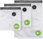 Caso | Vacu ZIP-Bags Set | 01243 | Transparent 01243 | 4038437012439