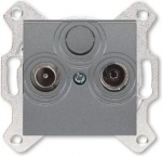 Antenna socket outlet, TV-R, loop-through type with 7 dB tap loss 2CHH083607A6069 | 8592624112334